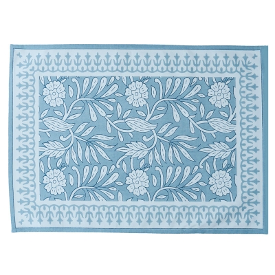 Haus Individual Bloom Azul 14" x 20" Juego de 2.