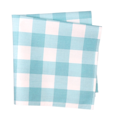 Haus Servilleta Gingham Azul Claro 18" x 18" Juego de 4.