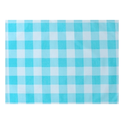 Haus Individual Gingham Azul Claro 14" x 20" Juego de 2.