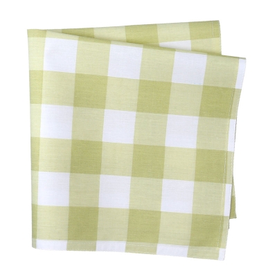 Haus Servilleta Gingham Verde 18" x 18" Juego de 4.