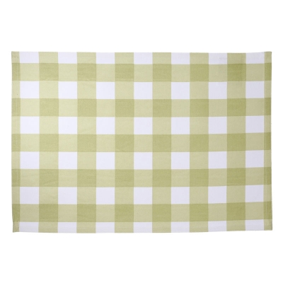 Haus Individual Gingham Verde 14" x 20" Juego de 2.