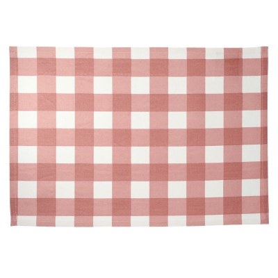 Haus Individual Gingham Crema 14" x 20" Juego de 2.
