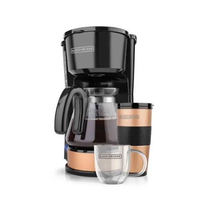 Black & Decker Cafetera 5 Tazas CM0755BC.